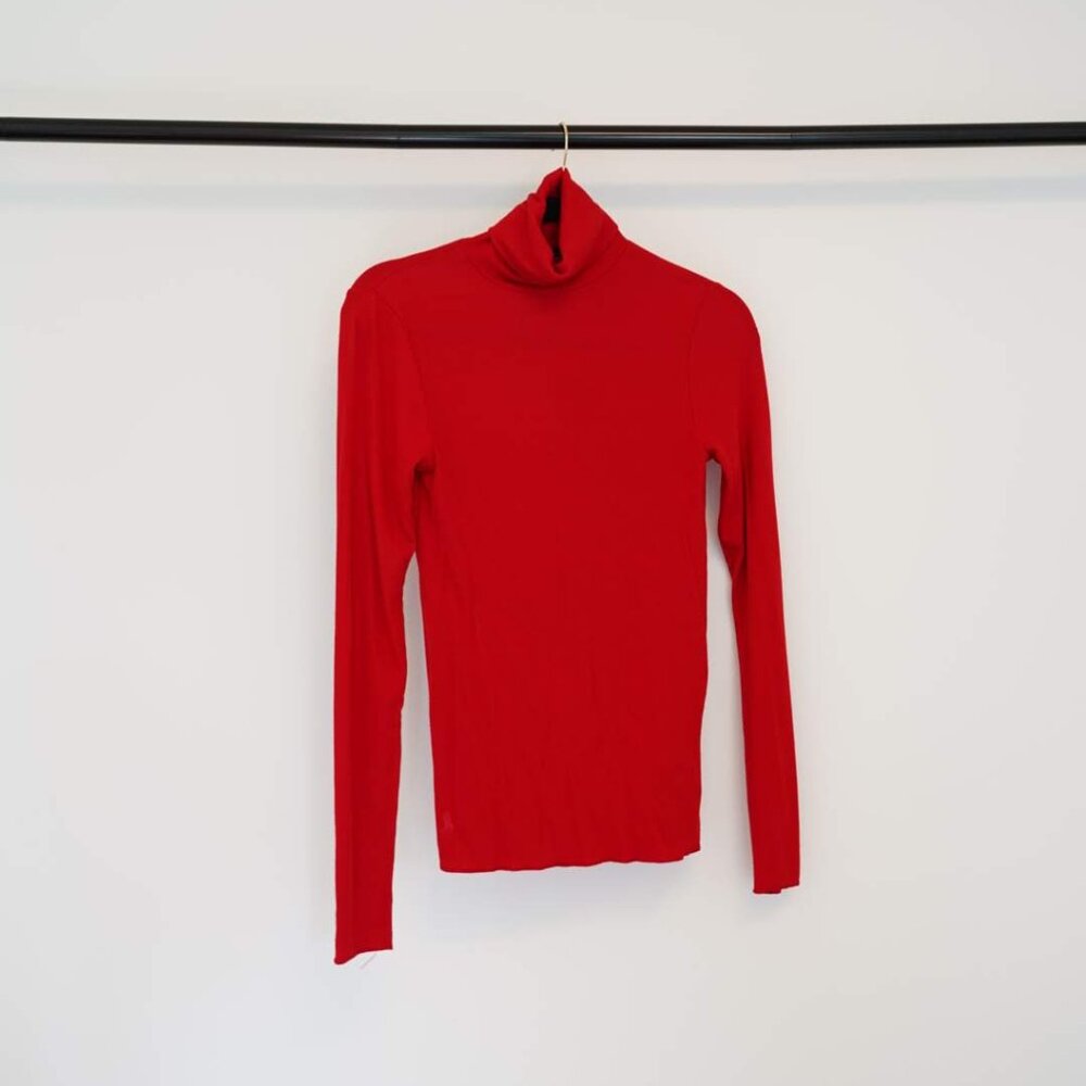 Polo Ralph Lauren | Red Turtleneck Top